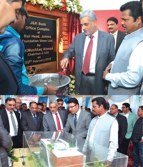 JK Bank lays foundation for Office Complex in Jammu